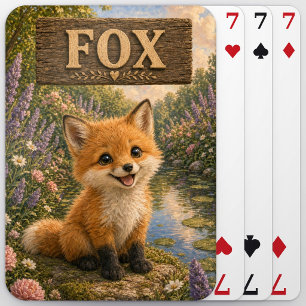 Vos Cute Baby Verhalenboek Nursery Dier Pokerkaarten