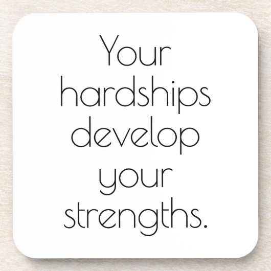 Vos difficultés Dessous de verre en plastique dur (Devant)