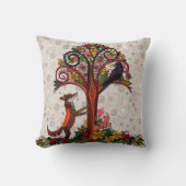 vos en kraai kussen (Voorkant)