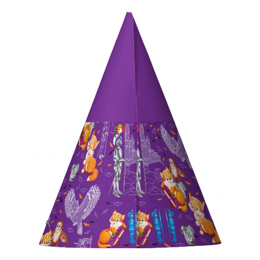 vos en uil feesthoedjes (Achterkant)