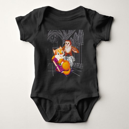 vos en uil romper (Voorkant)