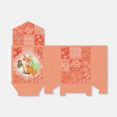 vos en vlinder bedankdoosjes (Uitgevouwen)