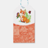 vos en vlinder cadeaulabel (Voorkant)