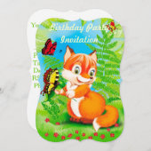 vos en vlinder kaart (Voorkant / Achterkant)