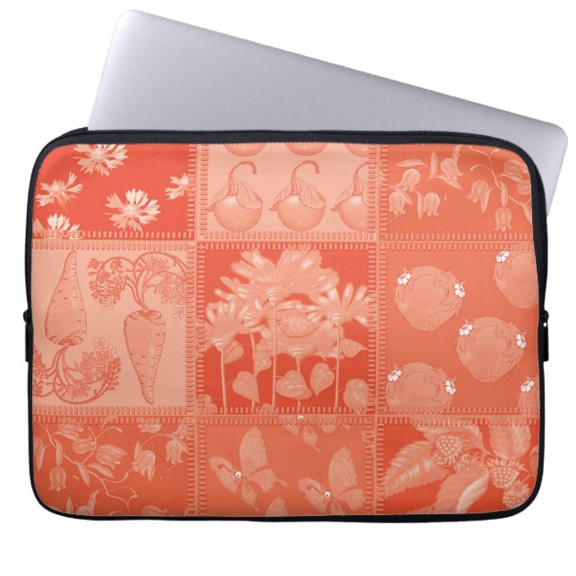 vos en vlinder laptop sleeve (Voorkant)