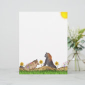 Vos en waakzaam Cougar Stationery (Staand voorkant)