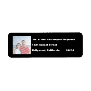 Vos étiquettes de adresse de retour de photo
