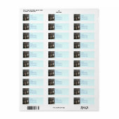 Vos Étiquettes de adresse photo préférés (Feuille entière)