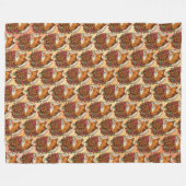 Vos Fleece Deken (Voorkant (Horizontaal))