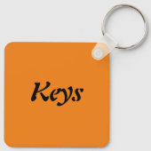 Vos, Fox, PIxel Art, pixelart sleutelhanger  (Achterkant)