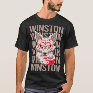 Vos gezicht - Winston naam T-shirt