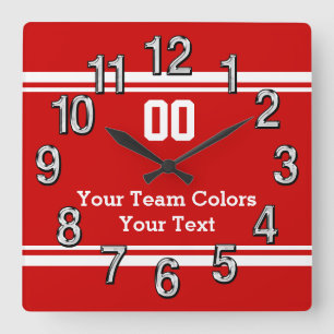 Vos horloges murales de sports de couleurs et de