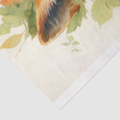 Vos in blad 1 Decoupage papier (Detail)