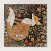 Vos in de tuin puzzel (Horizontaal)