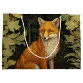 Vos in het bos, Art nouveau stijl Groot Cadeauzakje (Achterkant)