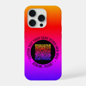 Vos informations d'analyse de code QR coque iphone (Verso)