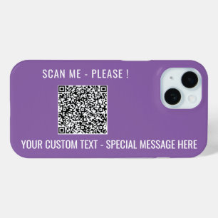 Vos informations d'analyse de code QR coque iphone