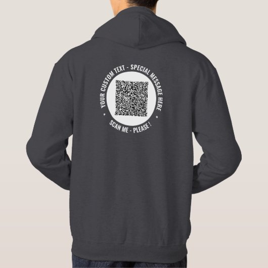 Vos informations d'analyse de code QR Sweat - shir (Dos)
