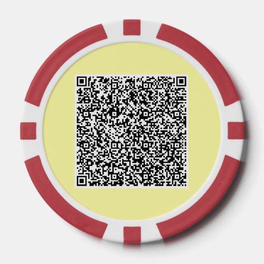 Vos informations de scan de code QR Jetons de poke (Recto)