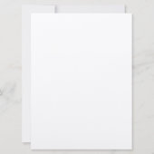 Vos invitations de mariage de perle 6,5" x 8,75" (Dos)