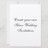 Vos invitations de noces d'argent 6,5" x 8,75" (Devant)