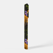 Vos, klokbloemen en klimop, groen, sinaasappel en iPhone hoesje (Rechterkant)