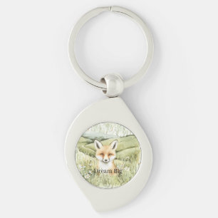 Vos Madeliefjes Bloemen Sleutelhanger