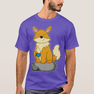 Vos met koffiekopje 1 t-shirt
