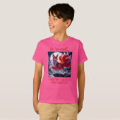 vos met negen staarten t-shirt (Voorkant volledig)