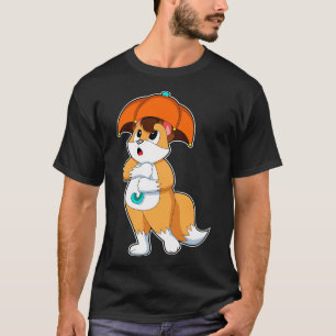 Vos met paraplu 2 t-shirt