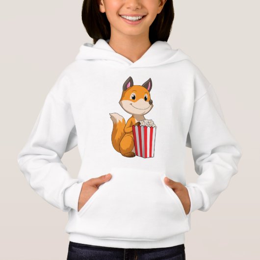 Vos met Popcorn (Voorkant)