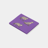 Vos met vleermuisoren post-it® notes (Schuin)