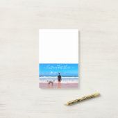 Vos notes Photo Post-it® avec texte personnalisé (Sur un bureau)