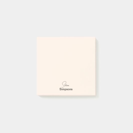 Vos notes post-it de nom (Devant)