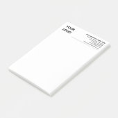 Vos notes Post-it® pour entreprise avec votre marq (Incliné)