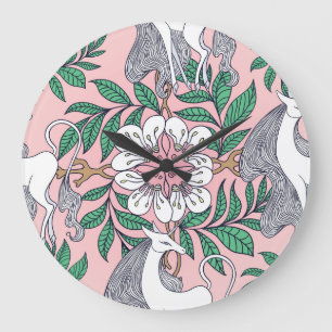 Vos Patroon: Whimsical Naadloos Grote Klok