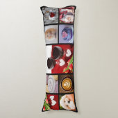 VOS PHOTOS collage personnalisé modèle coussin cor (Devant (Vertical))