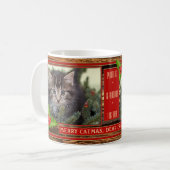 Vos Photos Cute Cat Christmas Mug (Devant gauche)