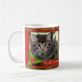 Vos Photos Cute Cat Christmas Mug (Gauche)