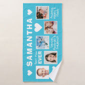 VOS photos et noms MEILLEURE serviette de bain MOM (Serviette de bain)