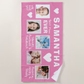 VOS photos et noms MEILLEURE serviette de plage MO (Devant)