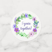 VOS photos et texte Flower Frame confetti (Petit recto)