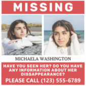 VOS photos et texte "MANSING" autocollant (Devant)