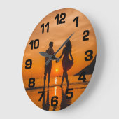 VOS PHOTOS horloge murale personnalisée (Angle)