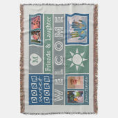VOS PHOTOS & MONOGRAM dortoir jetez la couverture (devant Vertical)