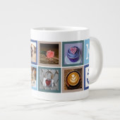 VOS PHOTOS & MONOGRAM jumbo mug (Devant droit)