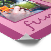 VOS PHOTOS & MONOGRAM poster de chambre personnali (Coin)