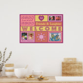 VOS PHOTOS & MONOGRAM poster de chambre personnali (Cuisine)