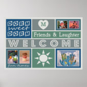 VOS PHOTOS & MONOGRAM poster de chambre personnali (Devant)