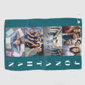 VOS photos, nom & couleur serviette de golf (Horizontal)